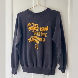 COPY - Vintage Purdue vs. IU sweater
